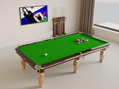 Modern billiard table 3d model