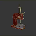Bench Drill Vertical Drilling Machine Vertical Bench Drilling Machine Tools Hardware Tools Processing Tools Furniture 3d model