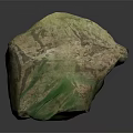 Natural Wood Stone Decorative Piece With Green Beige Color And Unique Texture