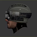 Sci-Fi Helmet Alien Helmet High Tech Helmet Game Helmet 3d model
