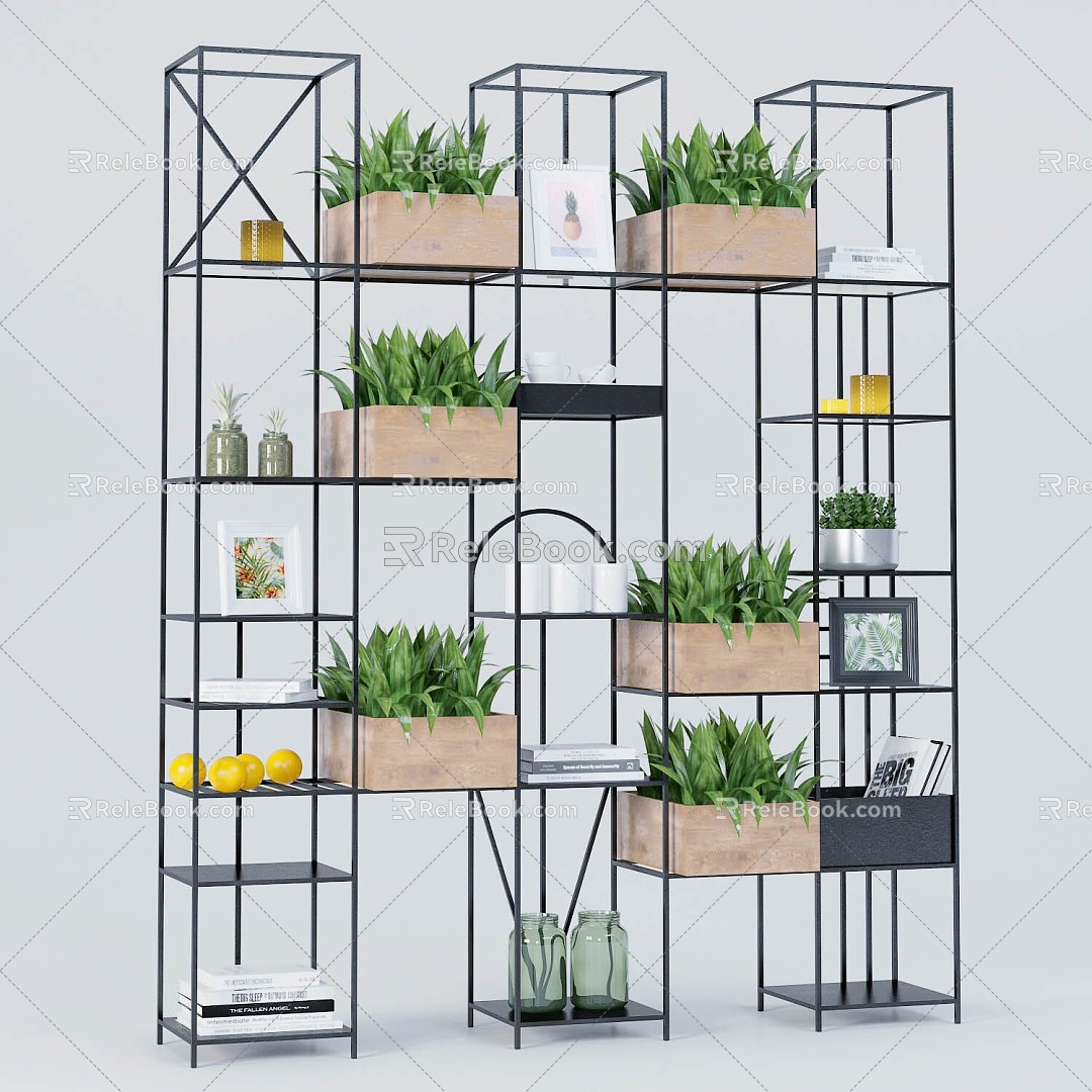 Kitchen Storage Rack 3d model