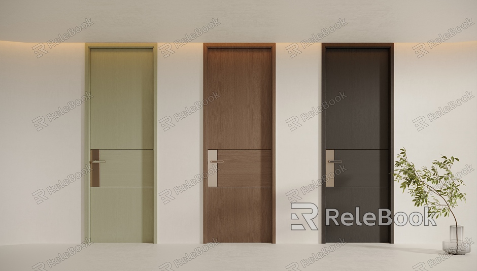 Modern Flat Door Room Door model