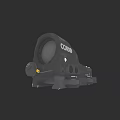 Black Tactical Weapon Scope Featuring CQB Marking For Military Equipment Use