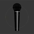 High Quality Black Handheld Microphone Professional Audio Electronic Device For Speech And Recording