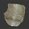 Natural Landscape Featuring Grass Covered Mound Arched Tunnel Entrance And Stone Path Ground