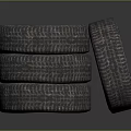 Durable Car Spare Tires Stacked For Vehicle Maintenance And Replacement Use 3d model