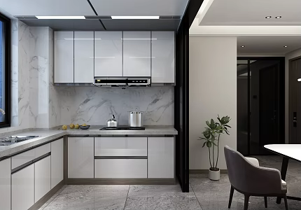 Modern Kitchen 3d model