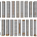Diverse Architectural Columns With Various Designs Styles And Decorative Details