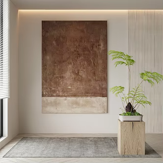 modern decorative painting 3d model