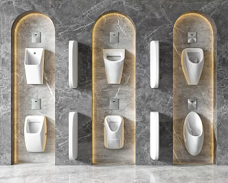 Modern Urinal 3d model