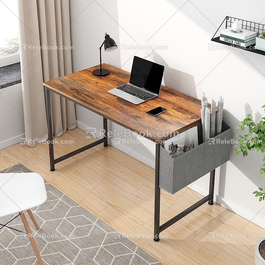 Bedroom Desk Comfortable Day View model