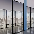 Modern Laboratory Interior With Spacious Design Stainless Steel Benches Faucets Fume Hoods And Ceiling Lights