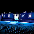 2023 Silk Road International Forum Conference Venue With Stage Large Screens And Audience Seats