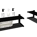 Sturdy Black Metal Storage Shelves With Multi Layer Design For Home Organization And Storage