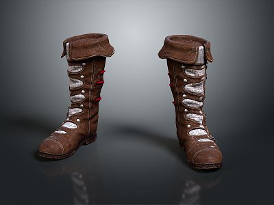 Men's Boots Old Boots Old Leather Boots Old Rain Boots Men's Leather Boots Men's Leather Shoes Pointed Leather Boots Fashion Leather Boots 3d model