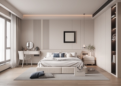 Modern Bedroom 3d model