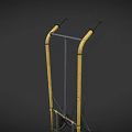 Trolley Cart Cargo Cart Shelf 3d model