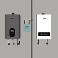Wall Mounted Haier And Vatti Water Heaters With Digital Temperature Display For Daily Use