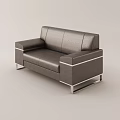 Modern Sofa and Coffee Table Set Featuring Three Two Single Seater Sofas and Dimensions 3d model