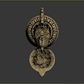 Intricate Bronze Phoenix Sculpture With Decorative Base And Small Tray