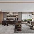 Manager's Office Chairman's Office Deputy General Office Reception Room Negotiation Room 3d model