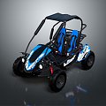 All-terrain vehicle toy car four-wheeled beach car 3d model