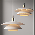 Modern chandelier creative multi-layer chandelier home decoration chandelier main lamp small chandelier lamps 3d model