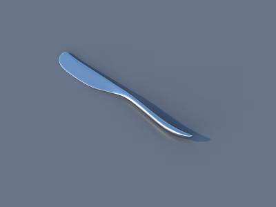 Silver Metal Road Facility Component With Reflective Surface For Road Safety And Traffic Management 3d model