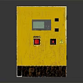 Yellow WK ELEC Generator For Home Emergency Power Supply With Control Panel