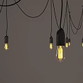 Sleek Modern Pendant Lights With Various Designs Round Shades Slim Hanging Lines And Lit Bulbs