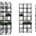 Black Metal Plant Stands With Potted Plants In Different Designs For Garden Decor