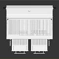 Stainless Steel Outdoor Grill Appliance With Grill Surface And Drawers For Modern Kitchen
