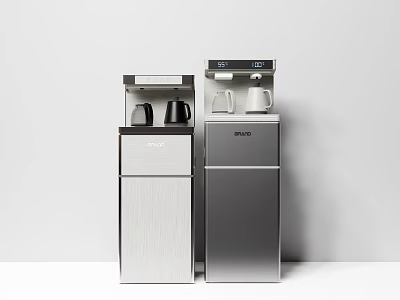 Ariston Daily Electrical Appliances Standing White And Silver Water Dispensers For Home Use 3d model