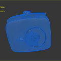 Vintage Electronic Camera With Classic Retro Design And Shiny Metal Body