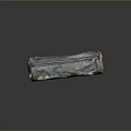 Gray Pencil Case With Vibrant Skull Monster And Shark Cartoon Patterns