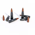 Firearms Bullets 3d model