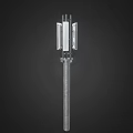 Modern Minimalist Floor Lamp With Metal Pole And Flat Panel Light Design