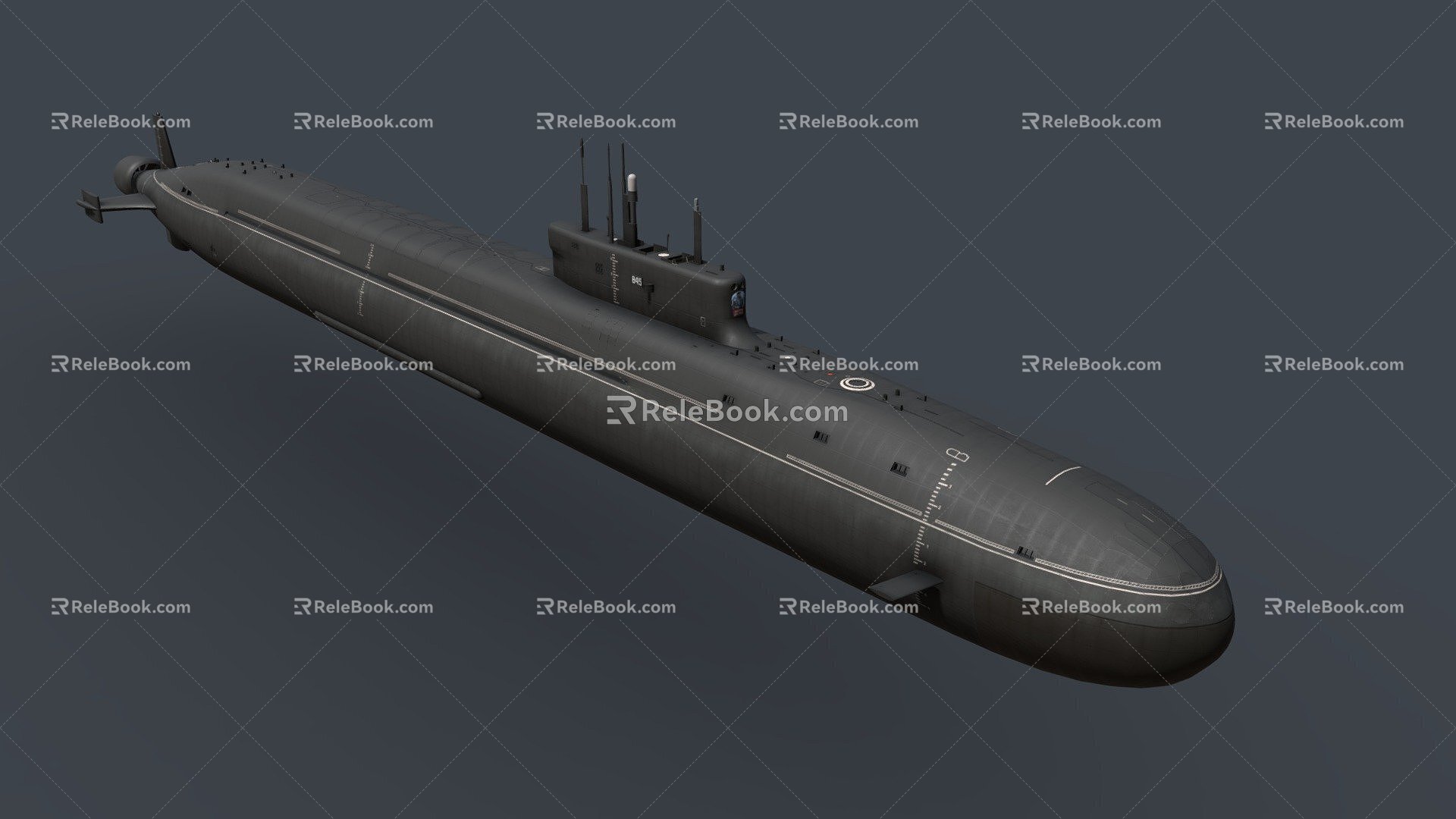 Bray A- class submarine 3d model