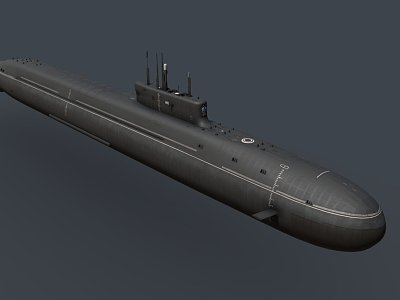 Bray A- class submarine 3d model