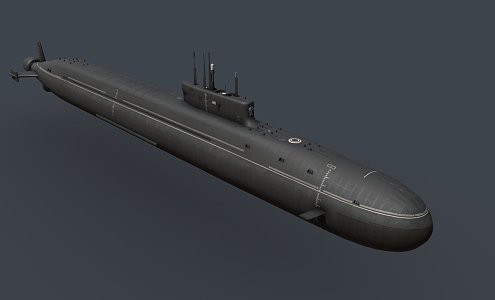 Bray A- class submarine 3d model