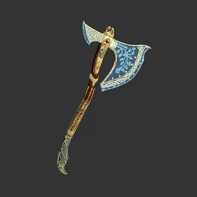 Modern Axe One Hand Axe 3d model Modern Axe One Hand Axe 3d model