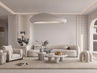 The Silent Living Room 3d model