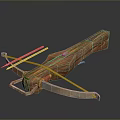 Crossbow Mechanical Crossbow Shift Bow and Arrow Shoot Far Equipment Weapons High-tech Crossbow 3d model