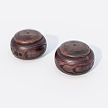 Handcrafted Wooden Round Boxes With Intricate Carved Texture And Smooth Finish