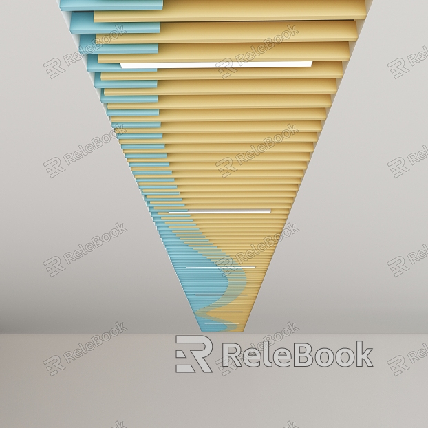 Aluminum square ceiling model