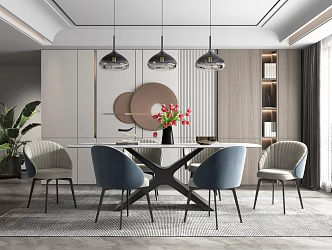 Modern Restaurant 3d model