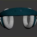 Modern Teal and White Over Ear Headphones With Comfortable Ear Pads Design