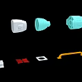 Button 3d model