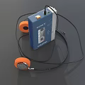 Walkman Single Player Recorder Old Walkman Old Walkman Sony Walkman Low Face Number Low Model Simple Model Game Movie and TV Level Super Realistic 3d model