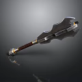 Medieval Battle Warhammer With Metal Head And Wooden Handle Design